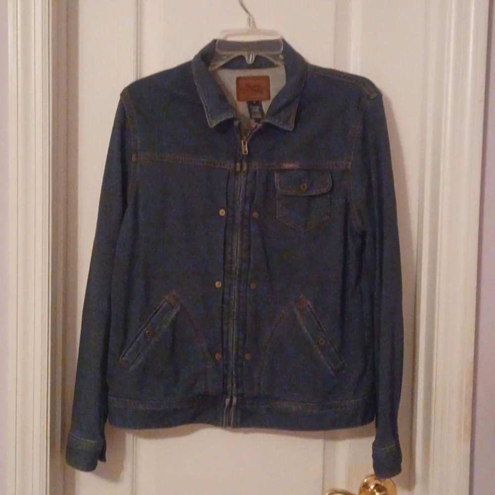 Vintage Ralph Lauren Authentic Dry Goods Supply Glen Canyon Denim Jacket Medium - Picture 2 of 12